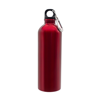 R08109 - Bidon stalowy Camino 800 ml, czerwony 