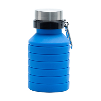 R08436 - Składany bidon sportowy Makalu 550 ml, niebieski 