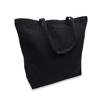 R08487 - Torba z bawełny 340g/m2 Kinia, czarny 