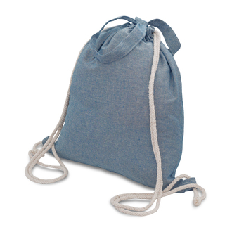 R08574 - Plecak z bawełny Moti, niebieski 
