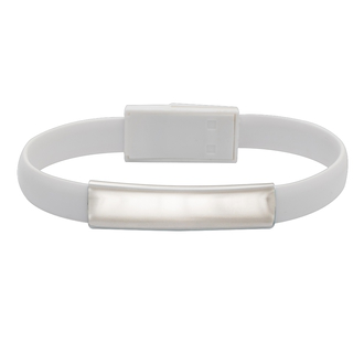 R50189 - Bransoletka USB Bracelet, biały 