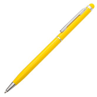 R73408 - Długopis aluminiowy Touch Tip, żółty 