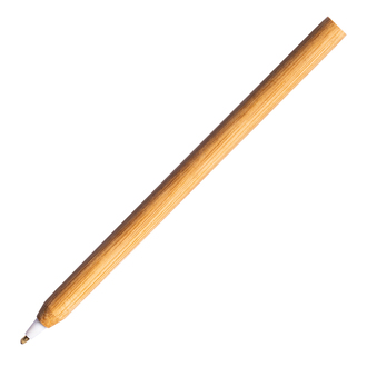 R73438 - Długopis bambusowy Chavez, biały 