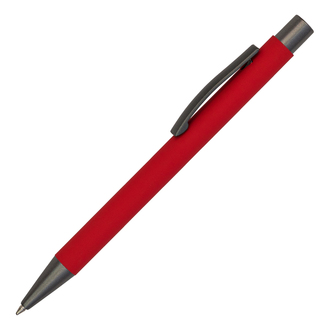 R73444 - Długopis aluminiowy Eken, czerwony 