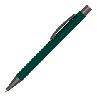 R73444 - Długopis aluminiowy Eken, ciemnozielony 