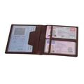R01043.10 - Etui na dokumenty Classic, brązowy 