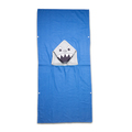 R07977.04 - Ponczo-ręcznik z kapturem Sharky, niebieski 