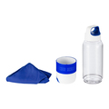 R07983.04 - Butelka 500 ml z ręcznikiem chłodzącym Freshie, niebieski 