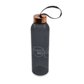 R08169.79 - Szklana butelka Lux 500 ml, złoty 