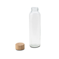 R08261.10 - Szklana butelka Aqua Madera 500 ml, brązowy 