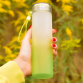 R08271.05 - Butelka szklana Invigorate 400 ml, zielony 