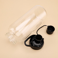 R08274.02 - Szklana butelka Elan 1000 ml, czarny 