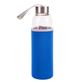 R08276.04 - Szklana butelka Vim 500 ml, niebieski 