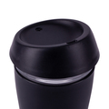 R08278.02 - Szklany kubek Stylish 350 ml w eco tubie, czarny 