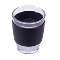 R08278.02 - Szklany kubek Stylish 350 ml w eco tubie, czarny 