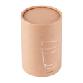 R08278.02 - Szklany kubek Stylish 350 ml w eco tubie, czarny 