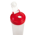 R08296.08 - Shaker Muscle Up 600 ml, czerwony/transparentny 