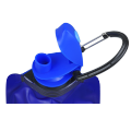 R08332.04 - Składany bidon Flat 600 ml, niebieski 