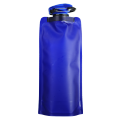 R08332.04 - Składany bidon Flat 600 ml, niebieski 