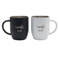 R08344.02 - Kubek stalowy Night 380 ml, czarny 