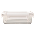 R08442.00 - Lunch box Delect 900 ml, biały/transparentny 