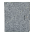 R08617 - Teczka na tablet Felt Now, szary/zielony 
