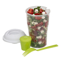 R17096.05 - Pojemnik na sałatkę Foodies, zielony 