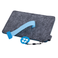 R17680.04 - Etui na dużego smartfona Eco-Sense, niebieski/szary 