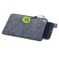 R17680.05 - Etui na dużego smartfona Eco-Sense, zielony/szary 