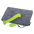 R17680.05 - Etui na dużego smartfona Eco-Sense, zielony/szary 
