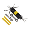 R17684.03 - Zestaw narzędzi do roweru Bike Prep, czarny/żółty 