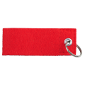 R17686.08 - Filcowy brelok na klucze Eco-Sense, czerwony