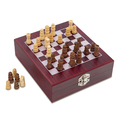 R22552 - Zestaw do wina z szachami Sublime, brązowy 