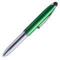 R35650.05 - Długopis – latarka LED Pen Light, zielony/srebrny 
