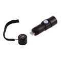 R35695.02 - Latarka USB Alight, czarny 