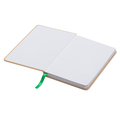 R64236.05 - Notatnik 90x140/80k kratka Lisboa Mini, zielony/beżowy 