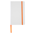 R64241.15 - Notatnik Carmona 130x210/80k linia, pomarańczowy/biały 