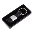 R73154.02 - Skórzany brelok Genuine, czarny 