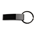 R73228 - Brelok metalowy Convex, grafitowy 