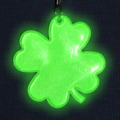 R73243.51 - Brelok odblaskowy Lucky Clover, zielony 
