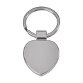 R73277 - Brelok metalowy Stout Heart, srebrny 