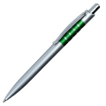 R73381.05 - Długopis Sendero, zielony/srebrny
