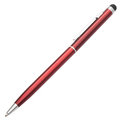 R73408.08 - Długopis aluminiowy Touch Tip, czerwony 