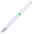 R73430.55 - Długopis Advert, jasnozielony/biały 