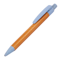 R73434.04 - Długopis bambusowy Evora, niebieski 
