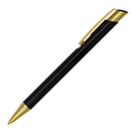 R73445.02 - Długopis aluminiowy Lindi, czarny/złoty 