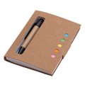 R73667.13 - Notes 80x110/100k gładki Mini z długopisem, beżowy 
