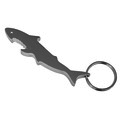 R73760 - Aluminiowy brelok - otwieracz Shark, srebrny 
