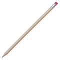 R73766.33 - Ołówek z gumką, różowy/ecru 