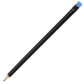 R73772.04 - Ołówek drewniany, niebieski/czarny 
